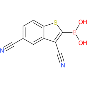 3,5-dicyanobenzothiophene-2-boronic acid