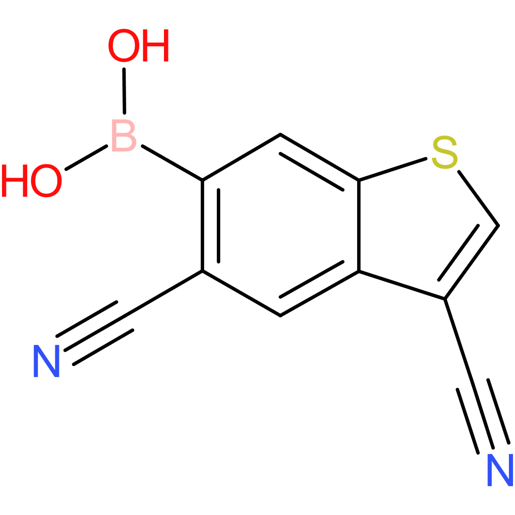 3,5-dicyanobenzothiophene-6-boronic acid