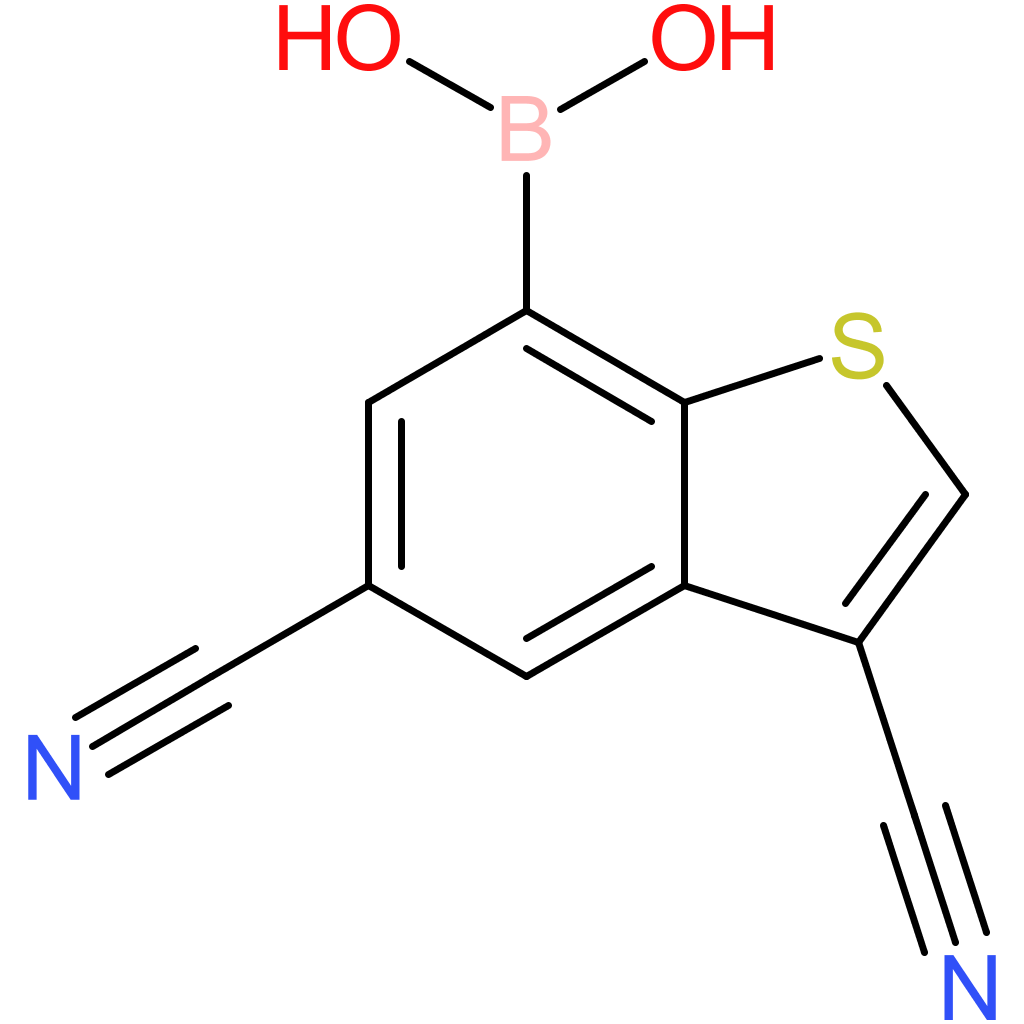 3,5-dicyanobenzothiophene-7-boronic acid
