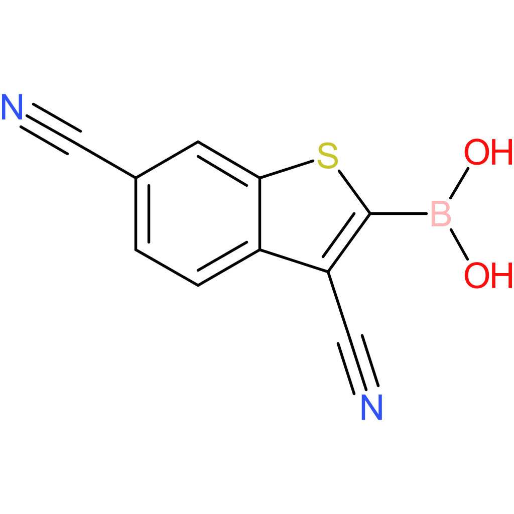 3,6-dicyanobenzothiophene-2-boronic acid