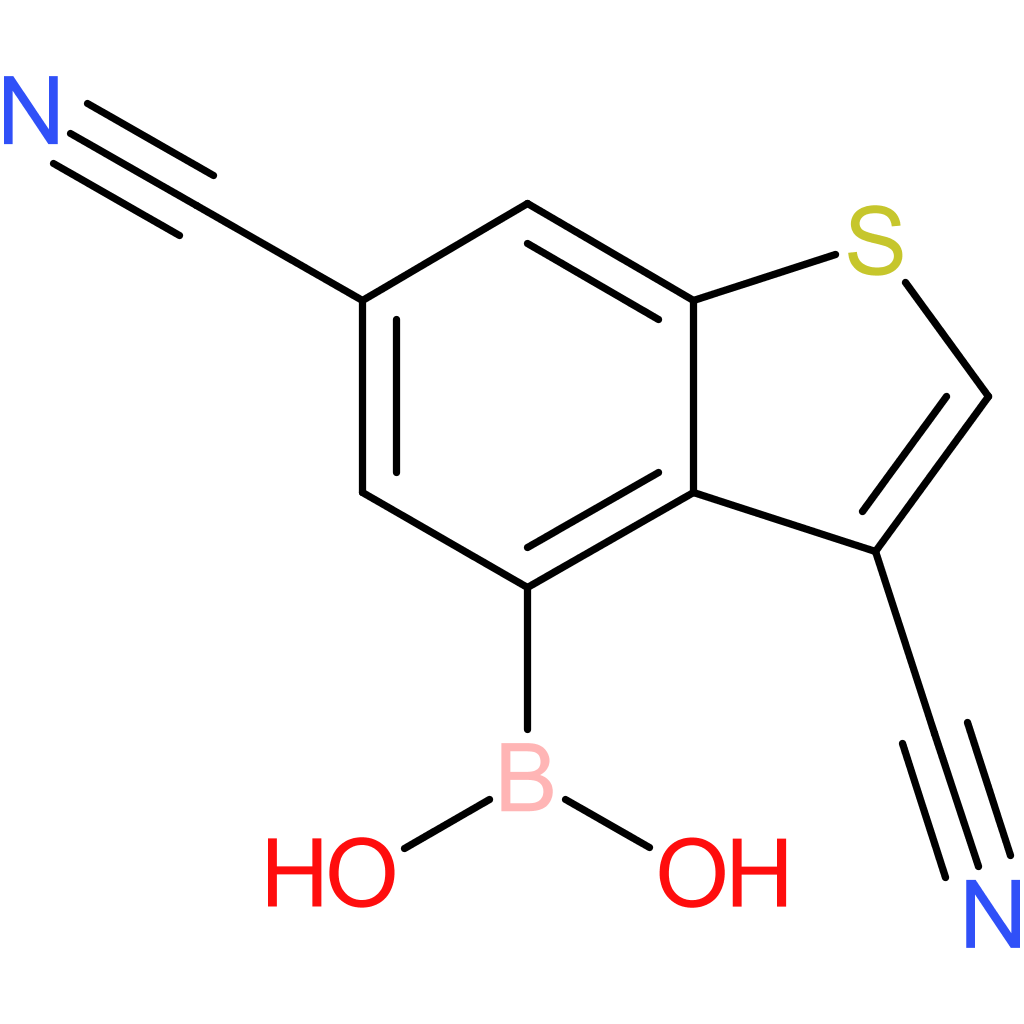 3,6-dicyanobenzothiophene-4-boronic acid