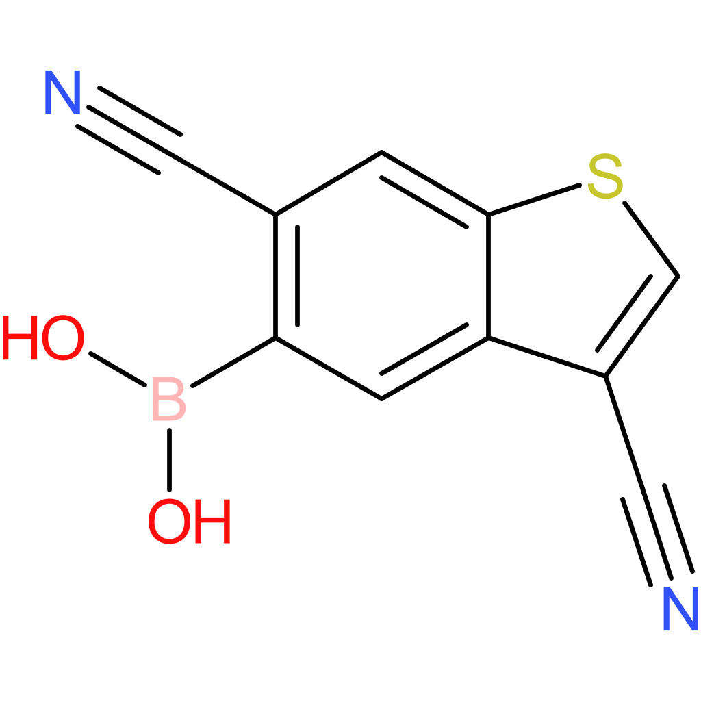 3,6-dicyanobenzothiophene-5-boronic acid