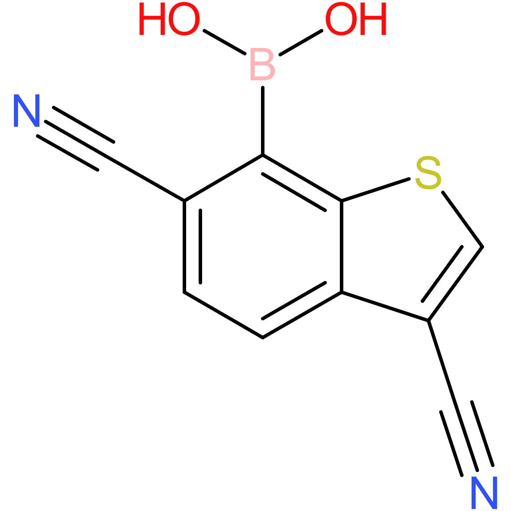 3,6-dicyanobenzothiophene-7-boronic acid