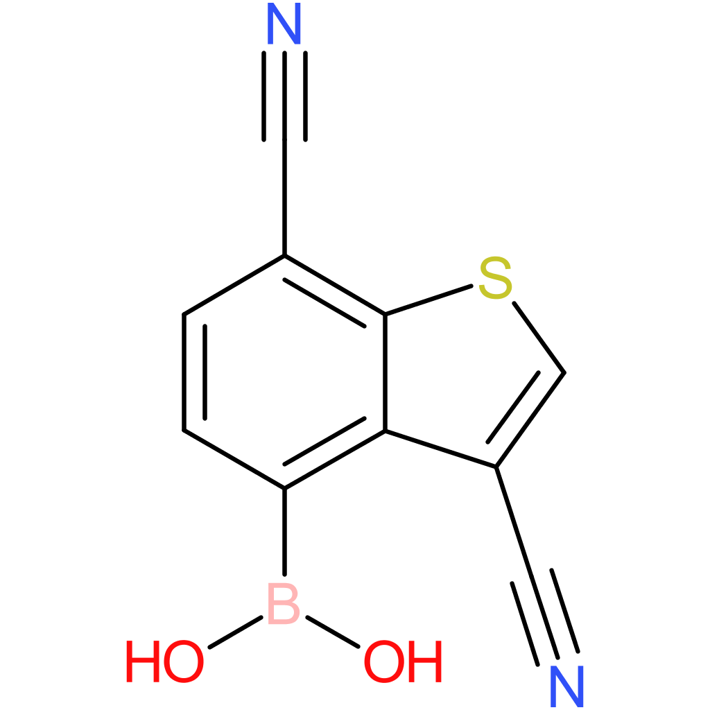 3,7-dicyanobenzothiophene-4-boronic acid