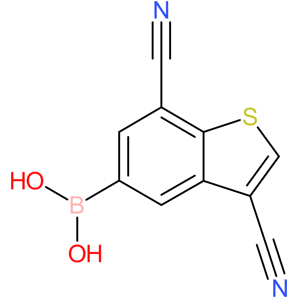 3,7-dicyanobenzothiophene-5-boronic acid