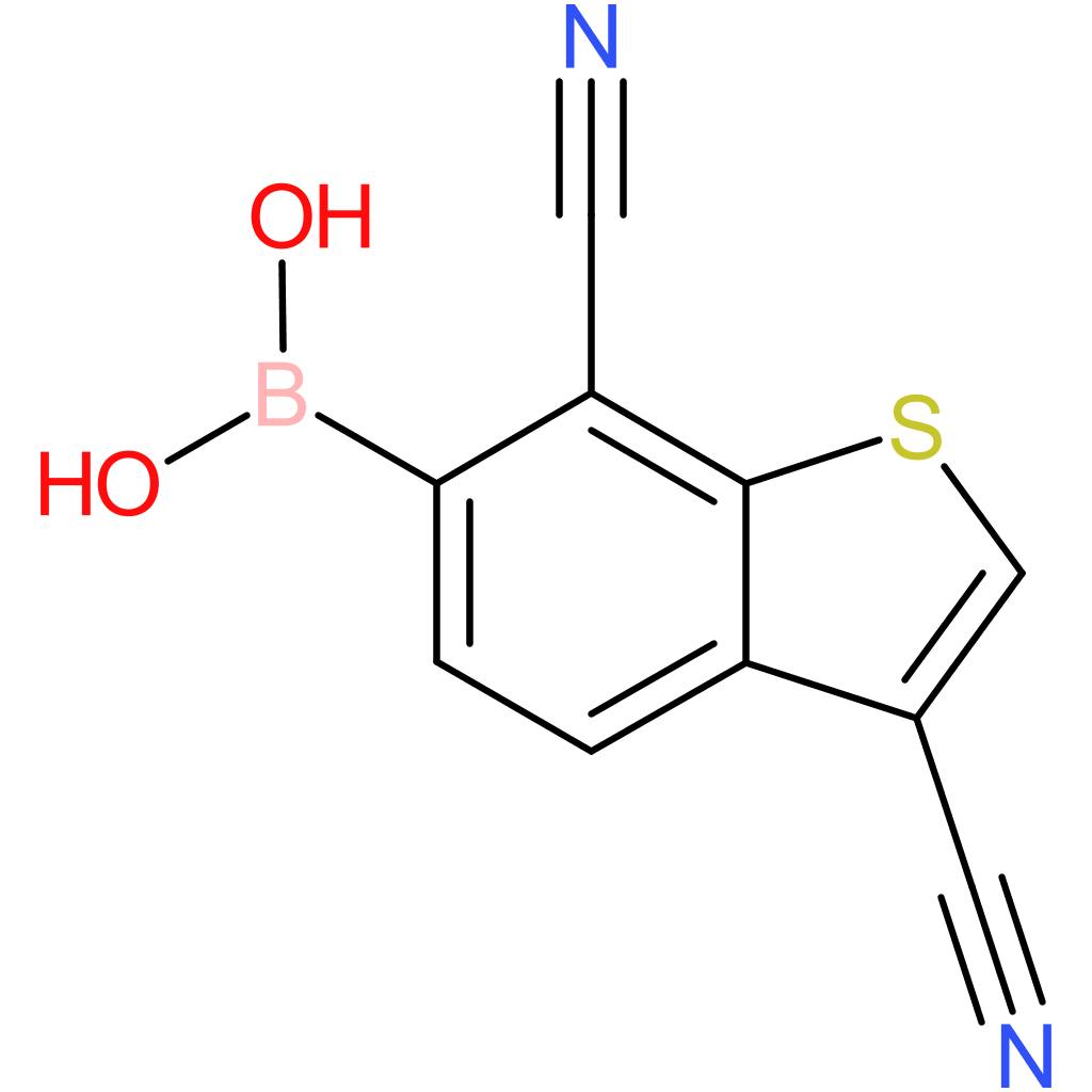 3,7-dicyanobenzothiophene-6-boronic acid
