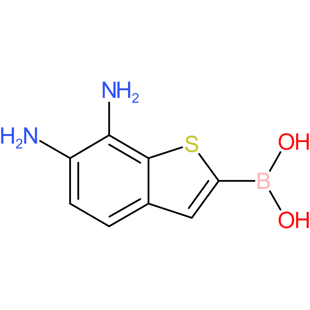 (6,7-diamino-1-benzothiophen-2-yl)boronic acid