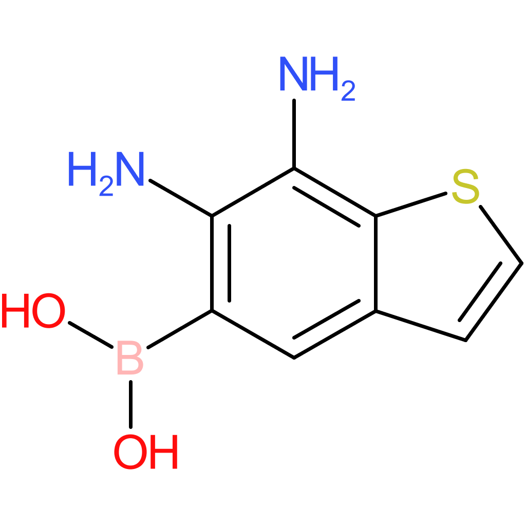 (6,7-diamino-1-benzothiophen-5-yl)boronic acid