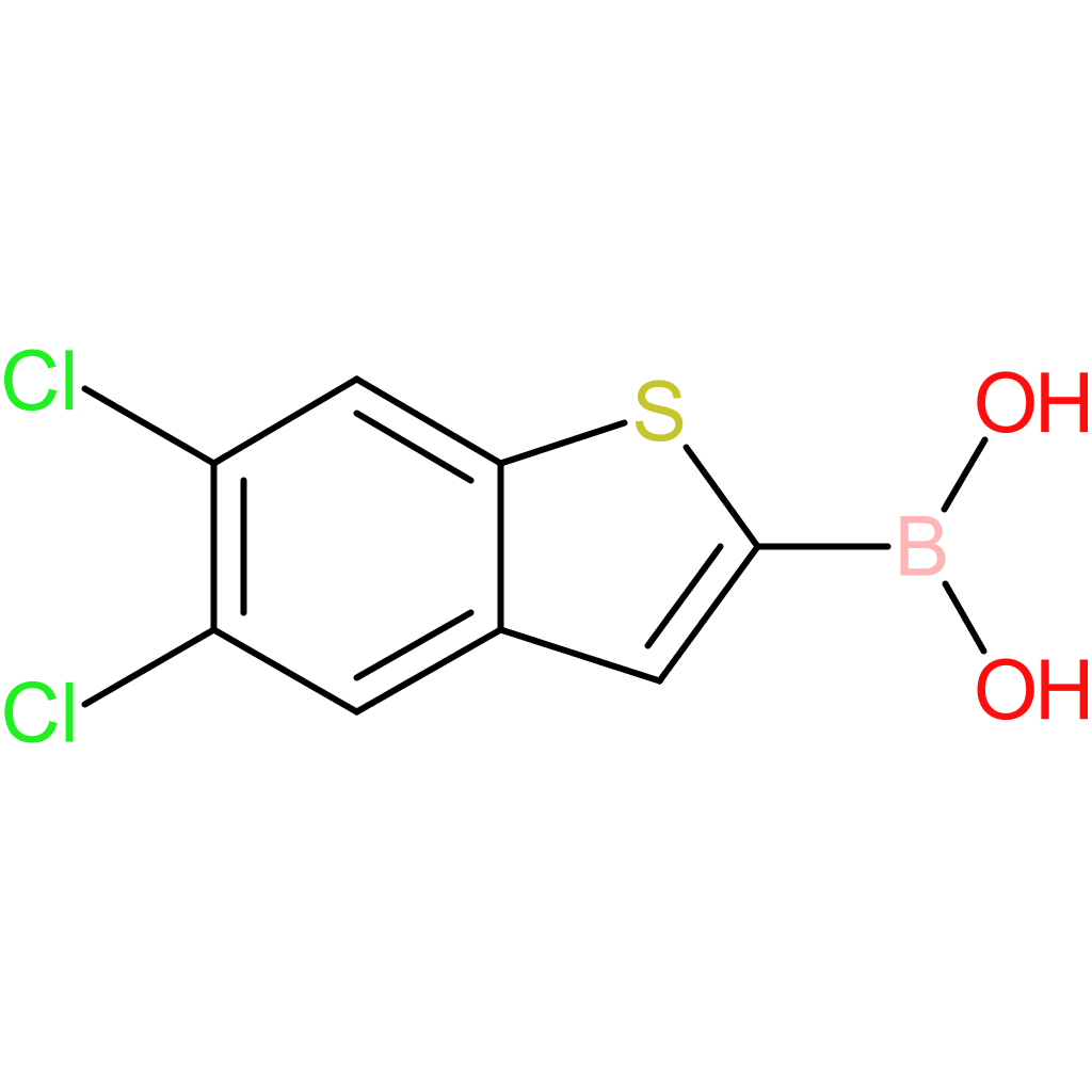 (5,6-dichloro-1-benzothiophen-2-yl)boronic acid