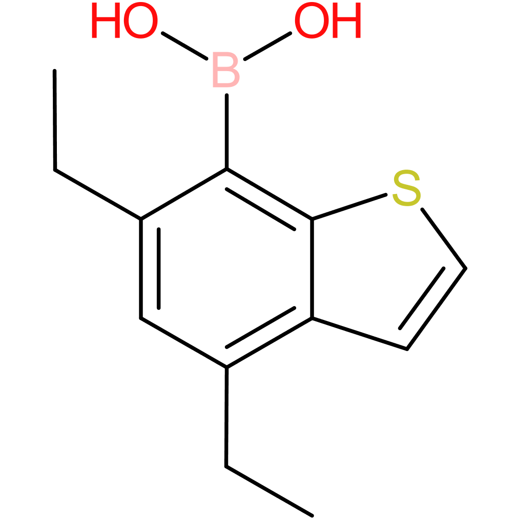 4,6-diethylbenzothiophene-7-boronic acid