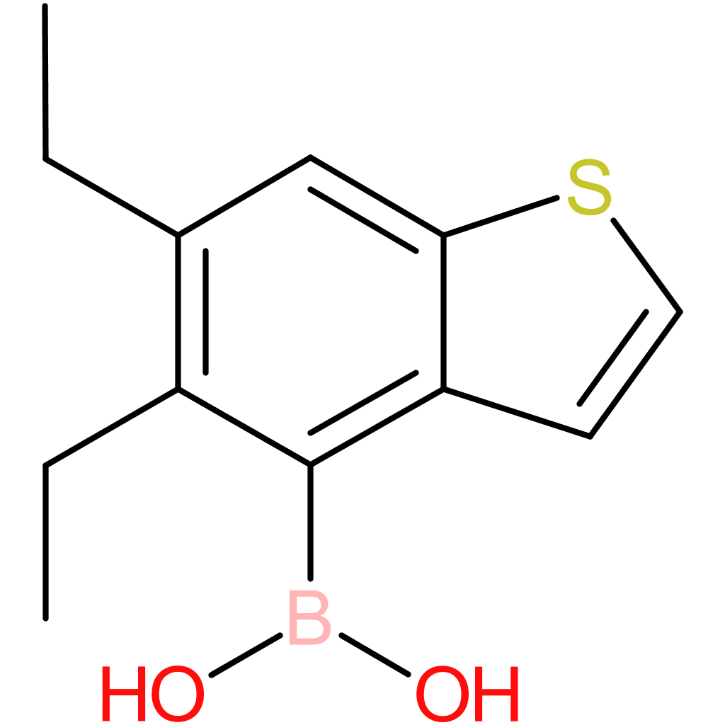 5,6-diethylbenzothiophene-4-boronic acid