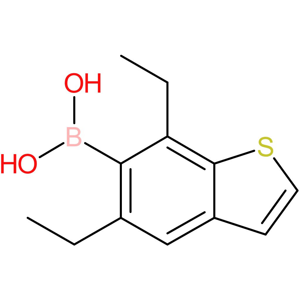 5,7-diethylbenzothiophene-6-boronic acid