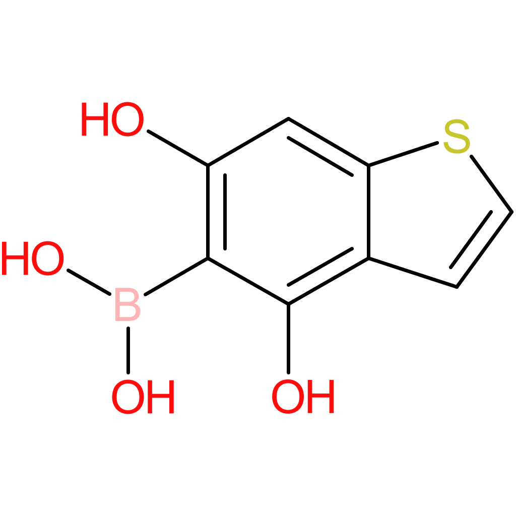 (4,6-dihydroxy-1-benzothiophen-5-yl)boronic acid
