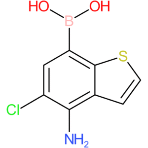 (4-amino-5-chloro-1-benzothiophen-7-yl)boronic acid