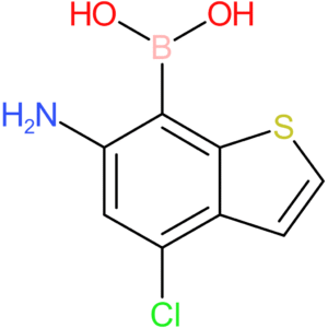 (6-amino-4-chloro-1-benzothiophen-7-yl)boronic acid