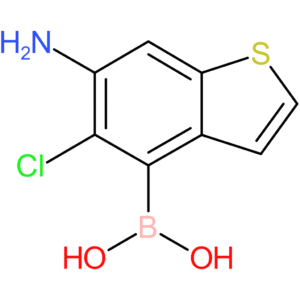 6-amino-5-chlorobenzothiophene-4-boronic acid