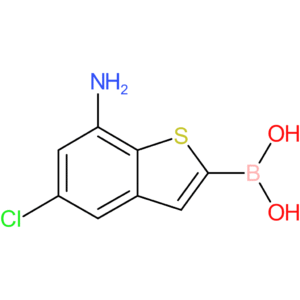 (7-amino-5-chloro-1-benzothiophen-2-yl)boronic acid