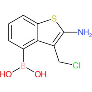2-amino-3-(chloromethyl)benzothiophene-4-boronic acid