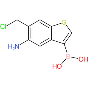 5-amino-6-(chloromethyl)benzothiophene-3-boronic acid