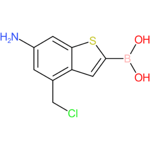 6-amino-4-(chloromethyl)benzothiophene-2-boronic acid