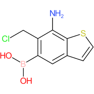 7-amino-6-(chloromethyl)benzothiophene-5-boronic acid