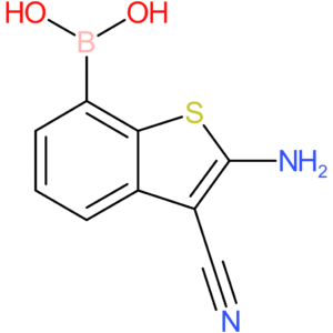 2-amino-3-cyanobenzothiophene-7-boronic acid