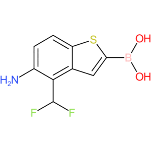5-amino-4-(difluoromethyl)benzothiophene-2-boronic acid