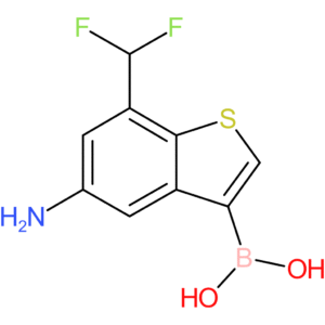 5-amino-7-(difluoromethyl)benzothiophene-3-boronic acid