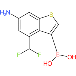 6-amino-4-(difluoromethyl)benzothiophene-3-boronic acid