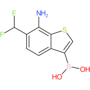 7-amino-6-(difluoromethyl)benzothiophene-3-boronic acid