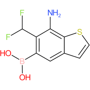 7-amino-6-(difluoromethyl)benzothiophene-5-boronic acid