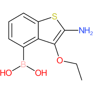 2-amino-3-ethoxybenzothiophene-4-boronic acid
