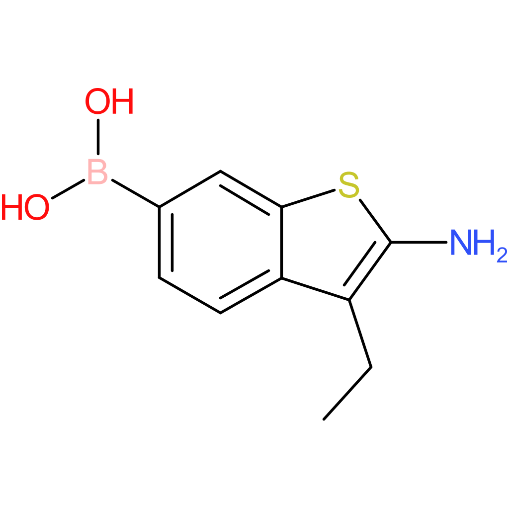 2-amino-3-ethylbenzothiophene-6-boronic acid
