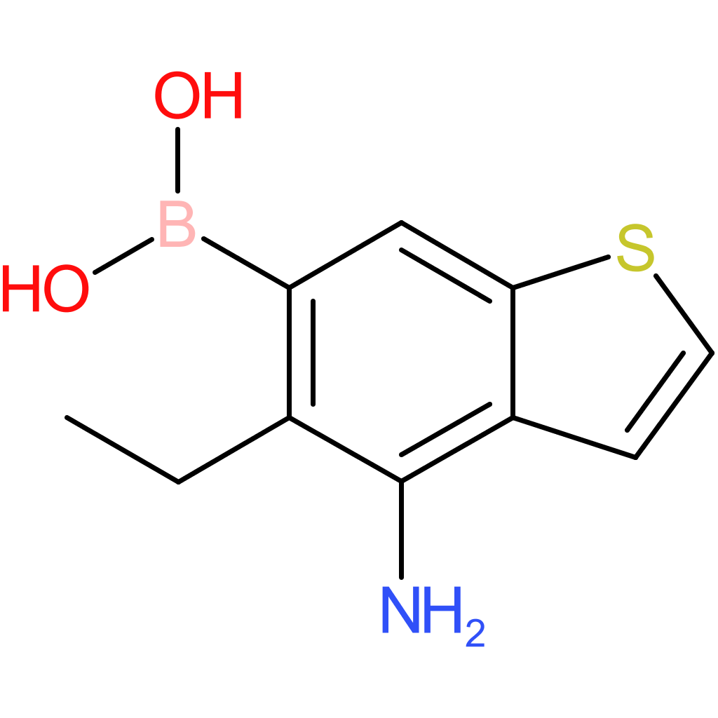 4-amino-5-ethylbenzothiophene-6-boronic acid
