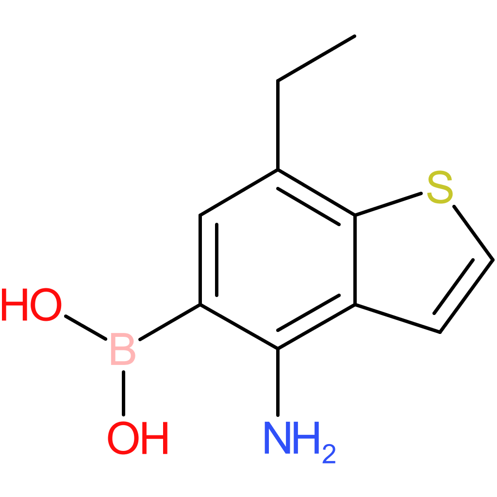 4-amino-7-ethylbenzothiophene-5-boronic acid