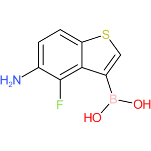 (5-amino-4-fluoro-1-benzothiophen-3-yl)boronic acid
