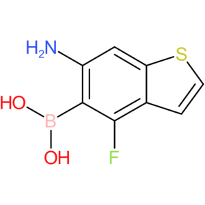 (6-amino-4-fluoro-1-benzothiophen-5-yl)boronic acid