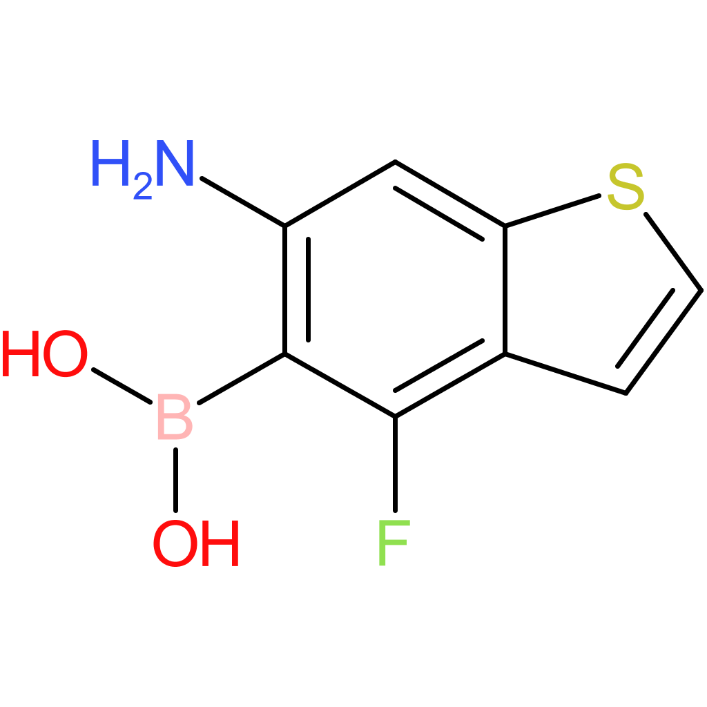 (6-amino-4-fluoro-1-benzothiophen-5-yl)boronic acid