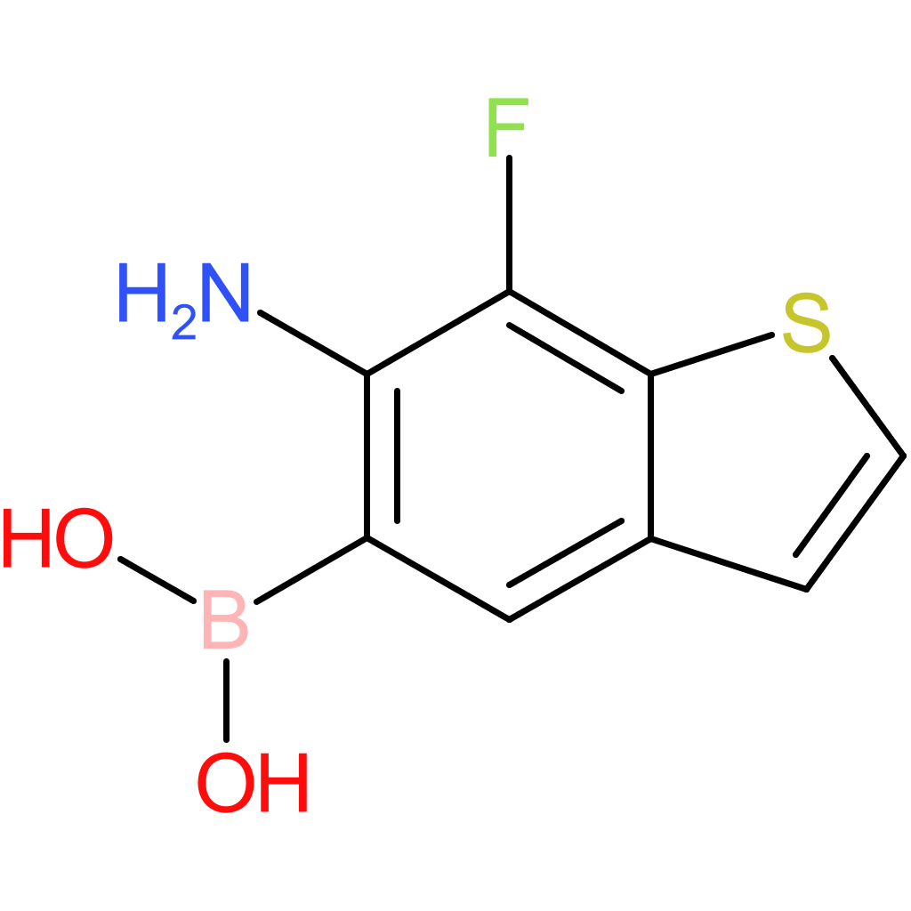 6-amino-7-fluorobenzothiophene-5-boronic acid