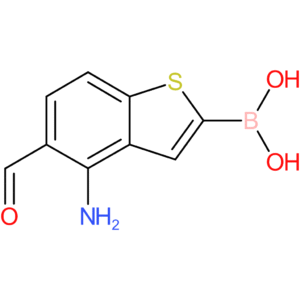 4-amino-5-formylbenzothiophene-2-boronic acid