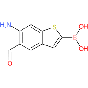 6-amino-5-formylbenzothiophene-2-boronic acid