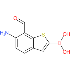 6-amino-7-formylbenzothiophene-2-boronic acid