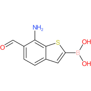 7-amino-6-formylbenzothiophene-2-boronic acid