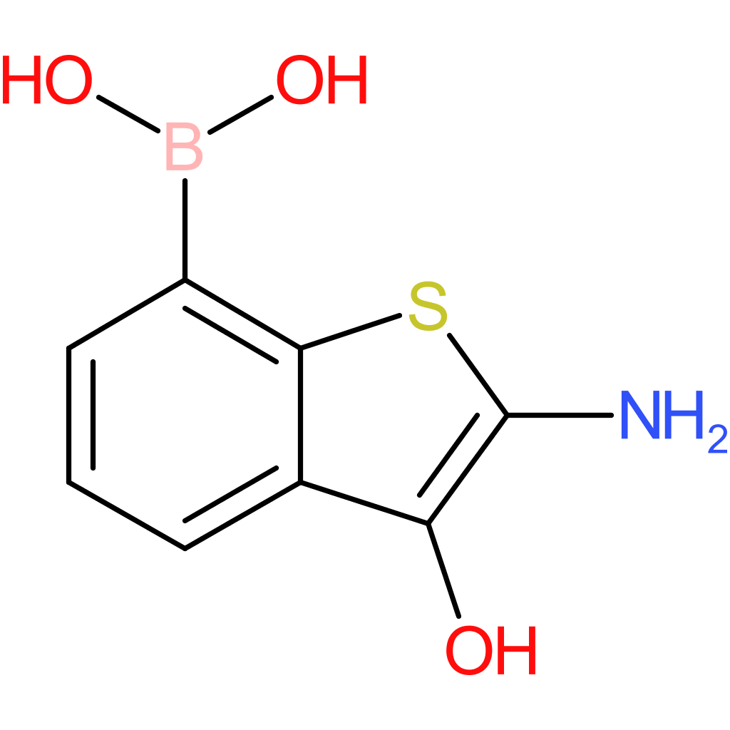 2-amino-3-hydroxybenzothiophene-7-boronic acid
