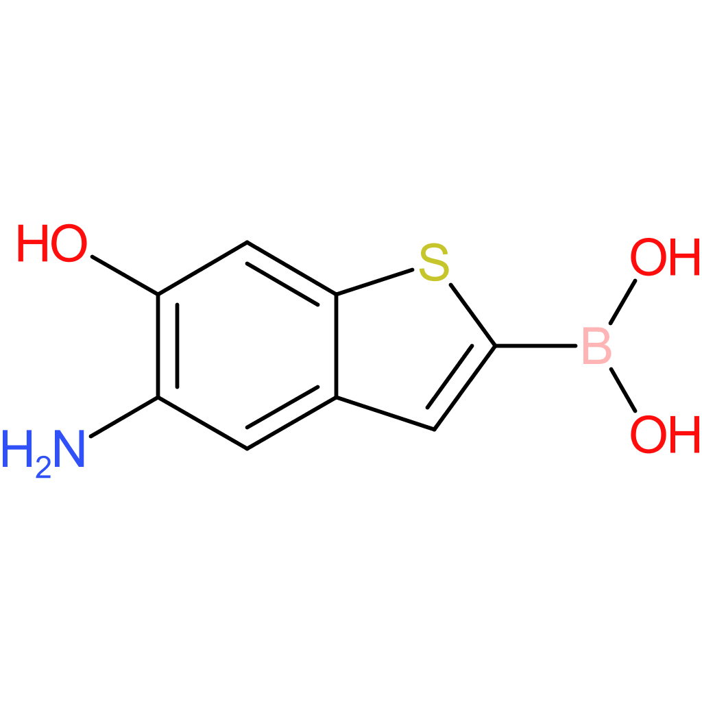 (5-amino-6-hydroxy-1-benzothiophen-2-yl)boronic acid