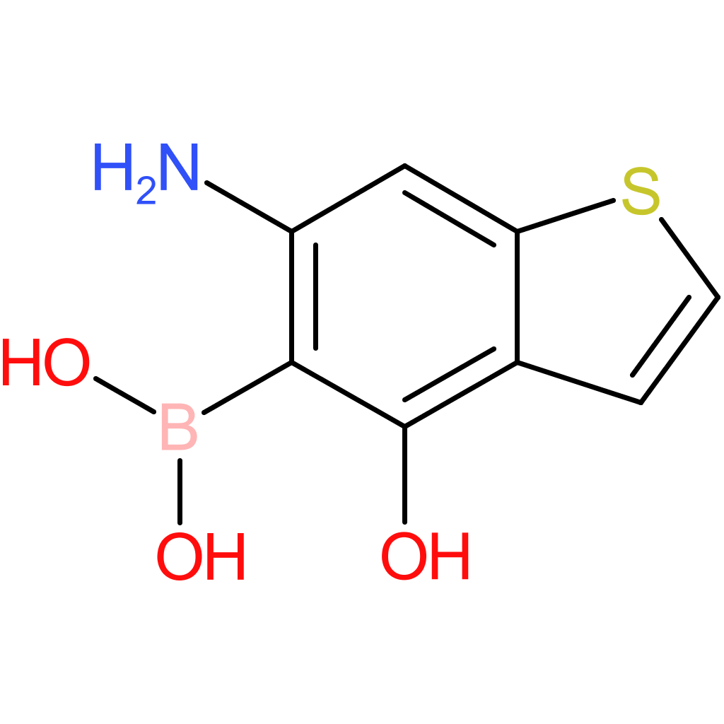 (6-amino-4-hydroxy-1-benzothiophen-5-yl)boronic acid