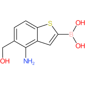 4-amino-5-(hydroxymethyl)benzothiophene-2-boronic acid