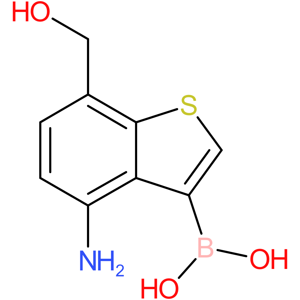 4-amino-7-(hydroxymethyl)benzothiophene-3-boronic acid