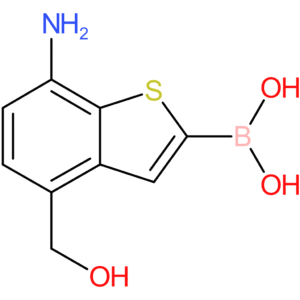 7-amino-4-(hydroxymethyl)benzothiophene-2-boronic acid