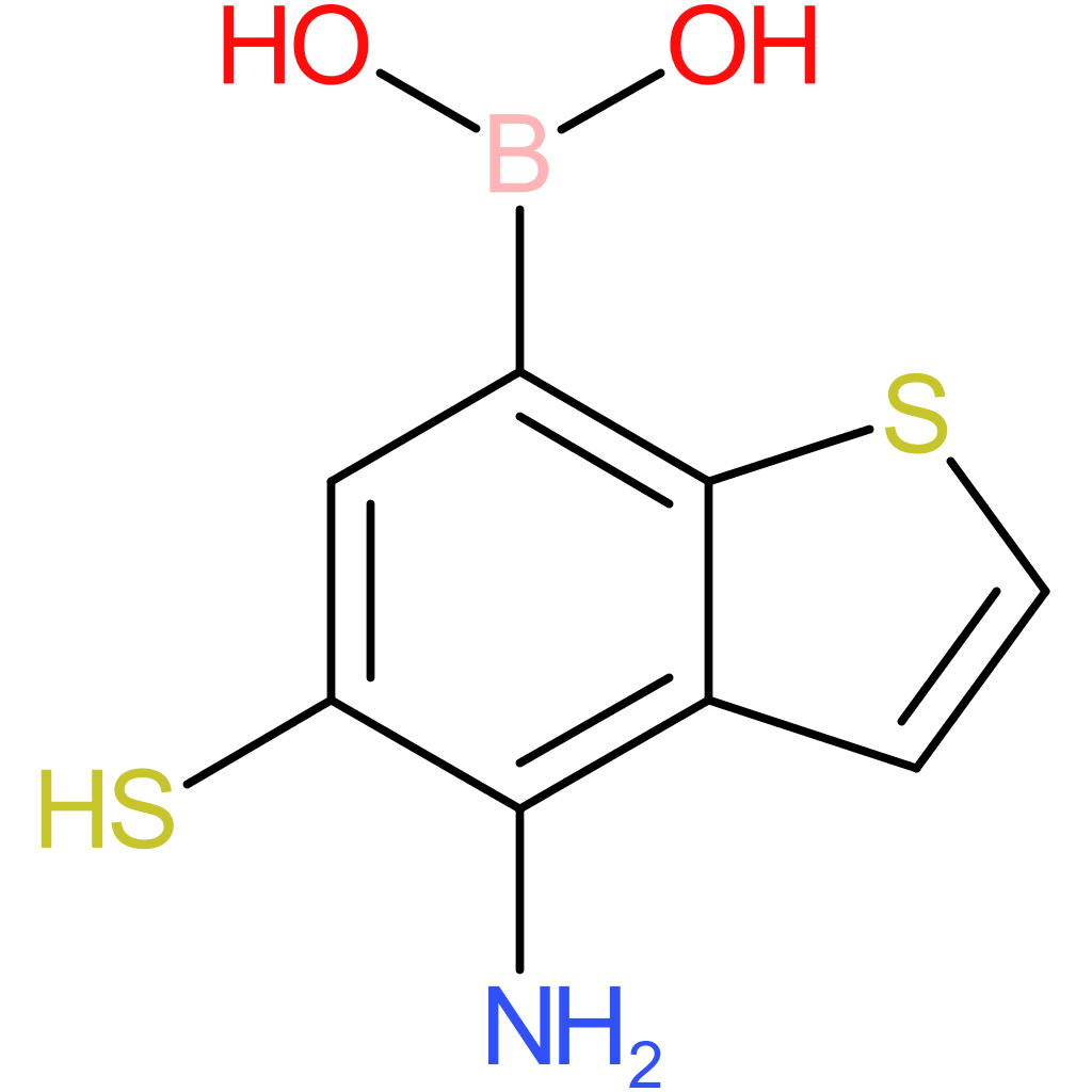 (4-amino-5-sulfanyl-1-benzothiophen-7-yl)boronic acid